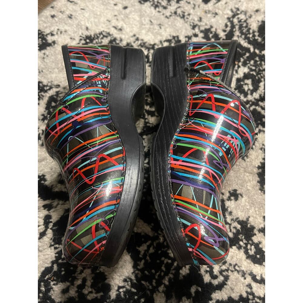 Dansko Professional Women's Clog Streamers Patent Leather Size 41 - Picture 4 of 7